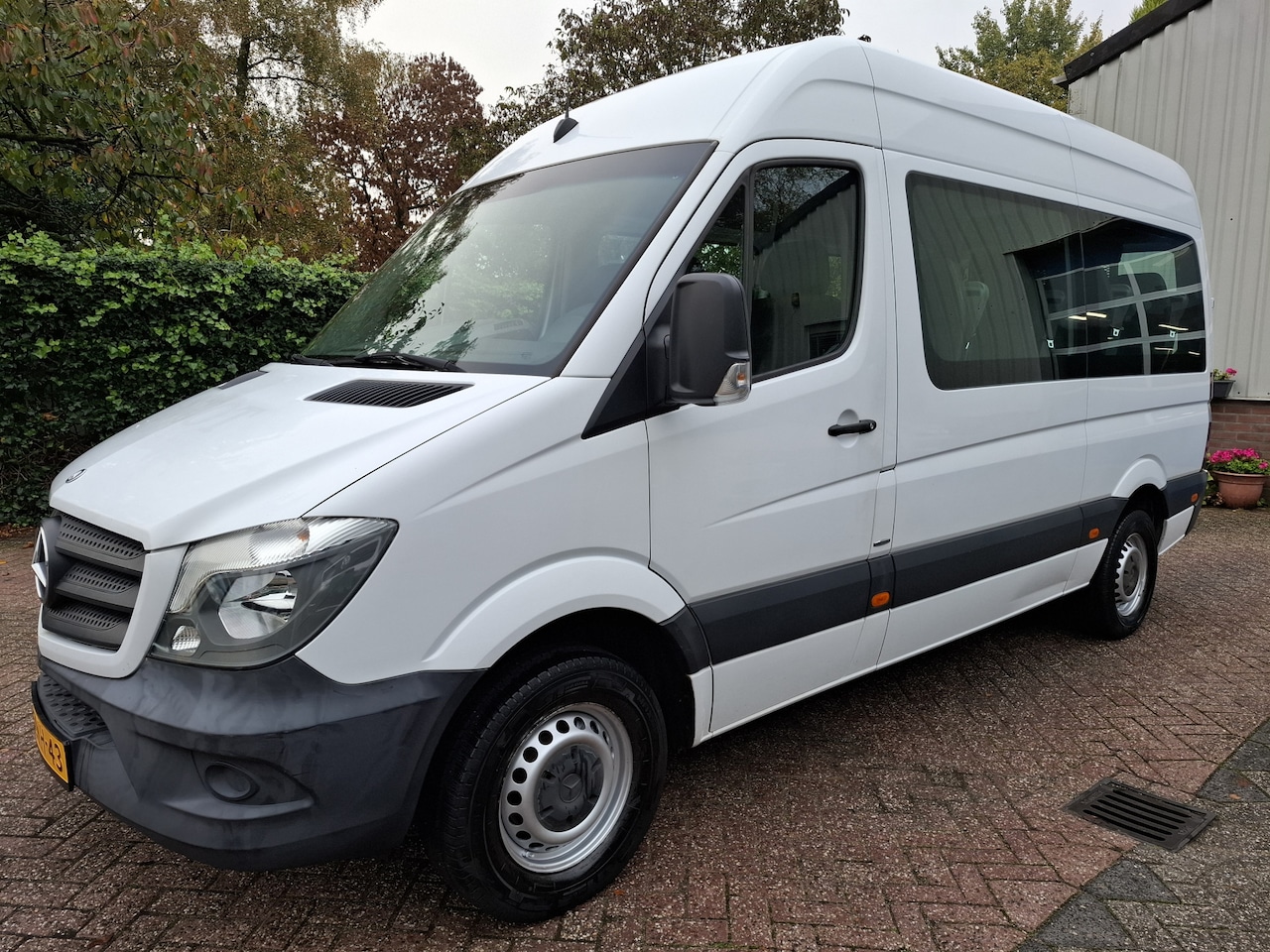 Mercedes-Benz Sprinter - 213 2.2 CDI 366 24995.- INCL BTW 9-PERSOONS SCHUIFDEUR ROLSTOEL 130PK LIFT EURO6 - AutoWereld.nl