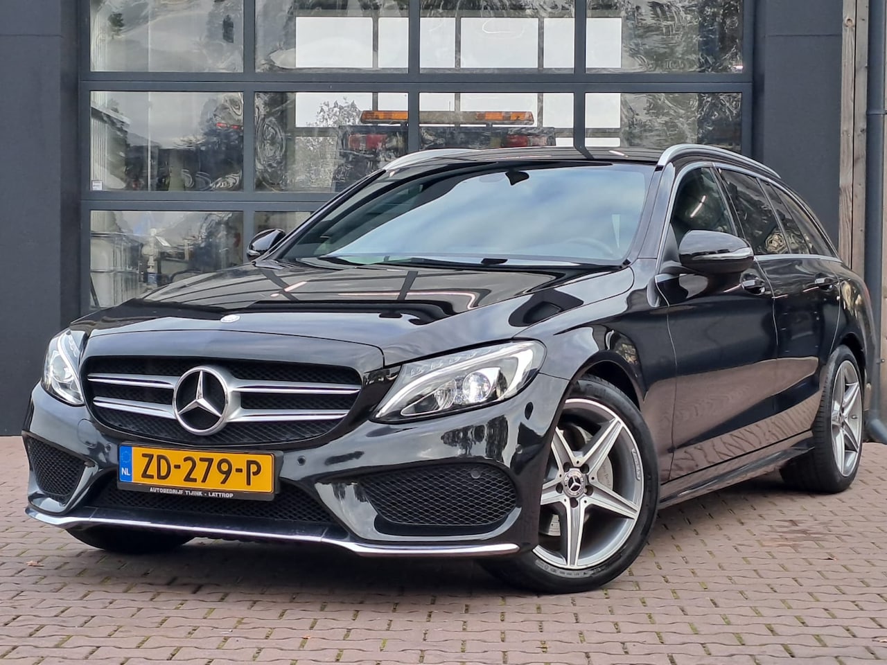 Mercedes-Benz C-klasse Estate - 180 AMG Sport Edition | Led | Navi | Trekhaak | ECC | Leder | Vol opties | - AutoWereld.nl