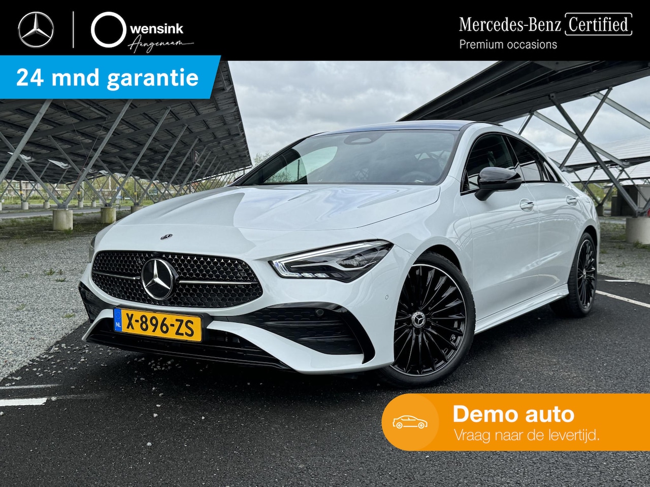 Mercedes-Benz CLA-Klasse - Coupe 180 AMG Line | Panorama-schuifdak | Parkeercamera | Stoelverwarming | Sfeerverlichti - AutoWereld.nl