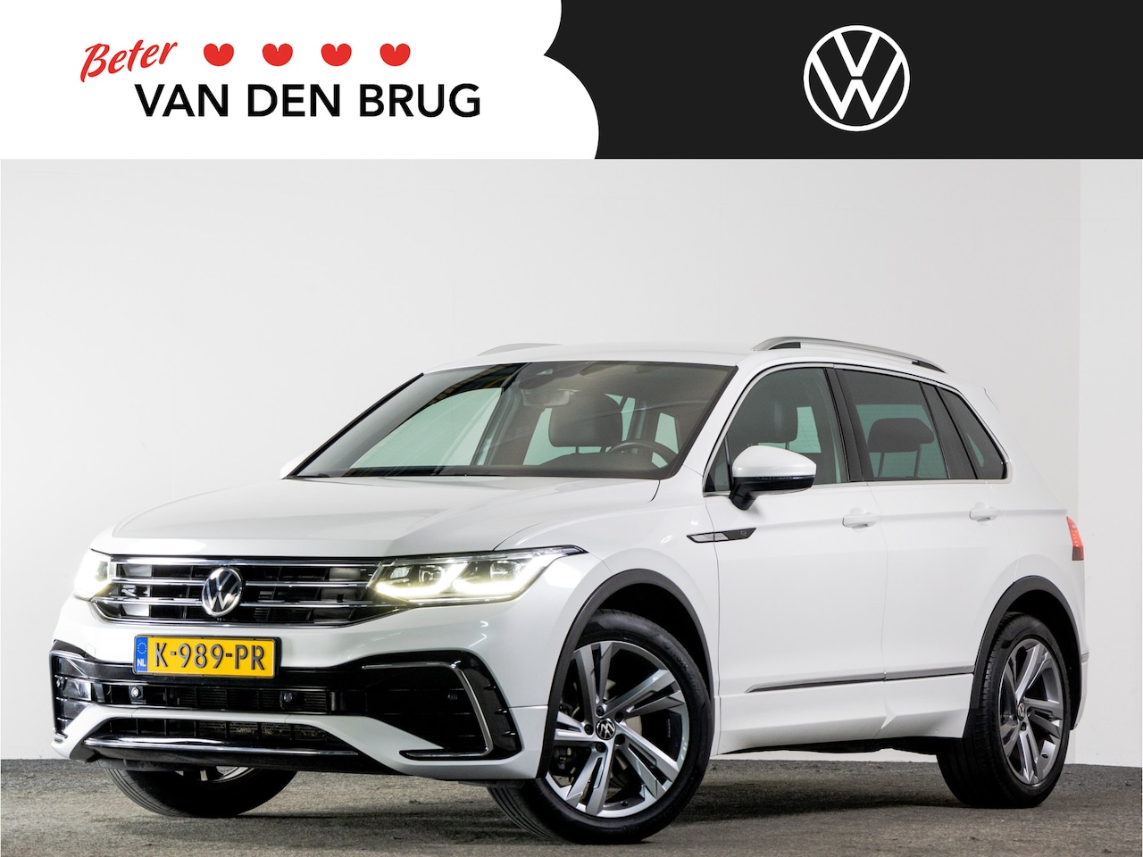 Volkswagen Tiguan - R-Line 1.5 TSI 150 PK DSG AUTOMAAT | LED Matrix IQ | Keyless | Adaptieve cruise Control | - AutoWereld.nl