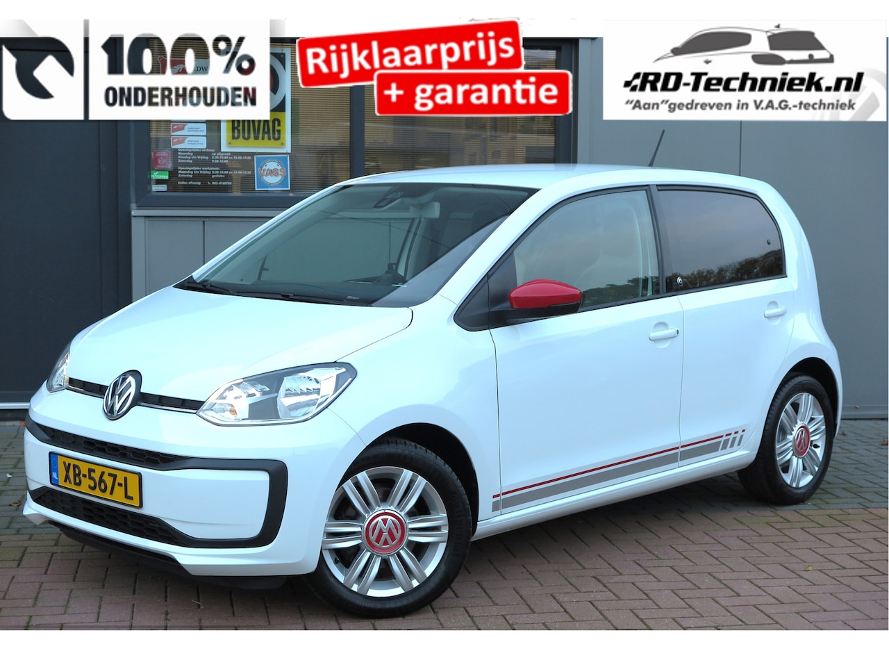 Volkswagen Up! - 1.0 BMT up! Beats 44kw 60pk 5 deurs Climatronic, Beats Audio, Maps & More ,Lichtmetalen ve - AutoWereld.nl