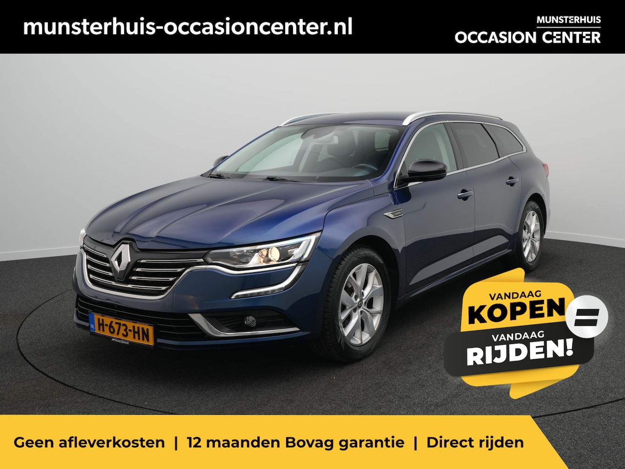 Renault Talisman Estate - 1.3 TCe Limited - Eerste Eigenaar - Automaat - Trekhaak - AutoWereld.nl