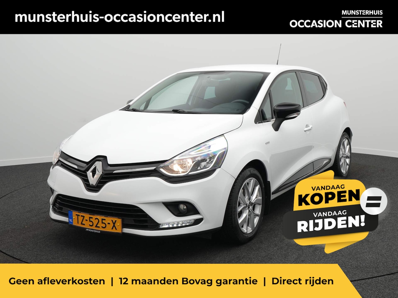 Renault Clio - 0.9 TCe Limited - Eerste Eigenaar - Parkeersensoren Achter - AutoWereld.nl