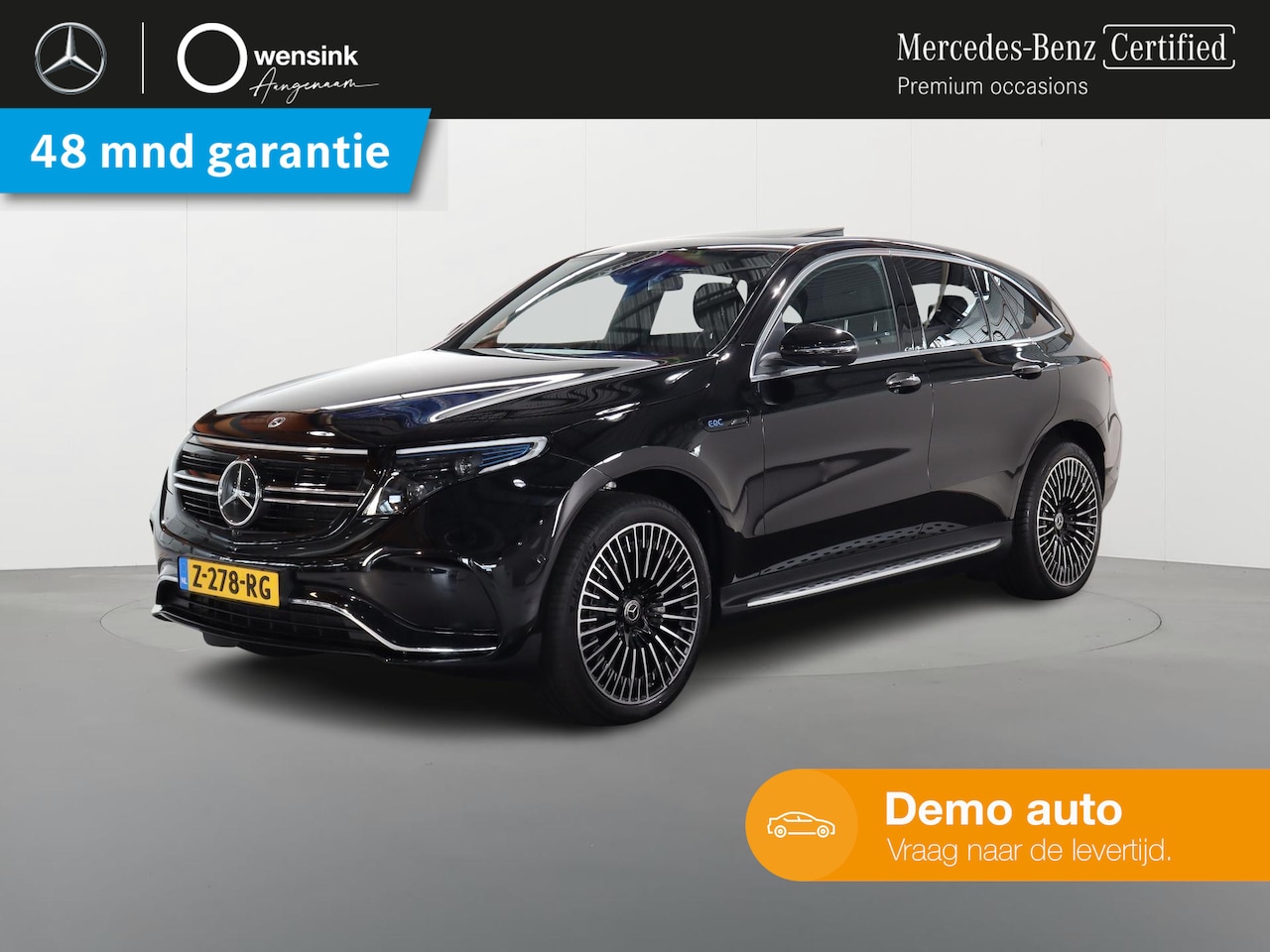 Mercedes-Benz EQC - 400 4MATIC AMG Line Premium Plus 80 kWh | Schuifdak | 360 camera | Adaptive cruise control - AutoWereld.nl