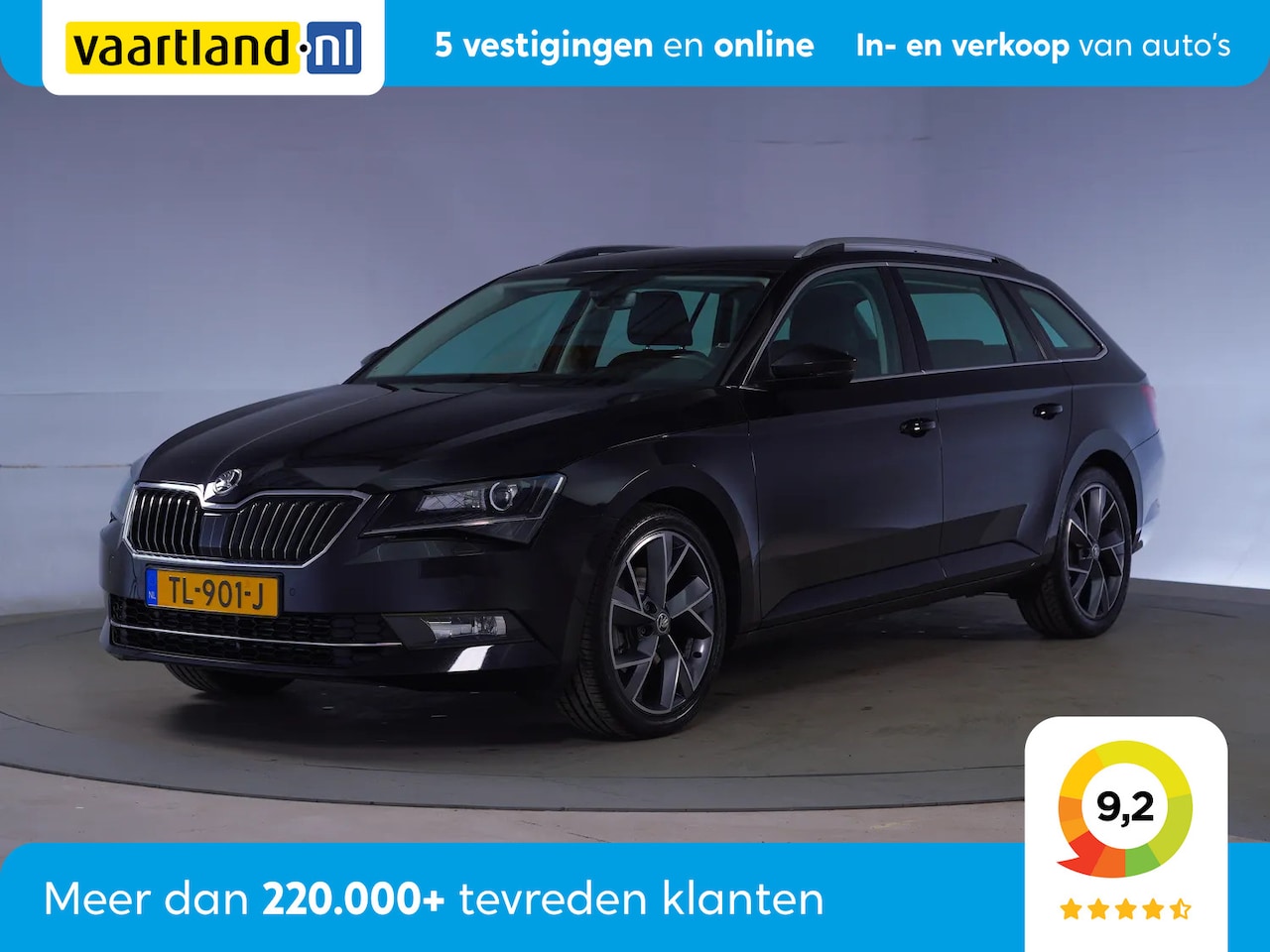 Skoda Superb - 1.4TSI ACT Ambition Business Aut. [ Navi Stoelverwarming Trekhaak ] - AutoWereld.nl