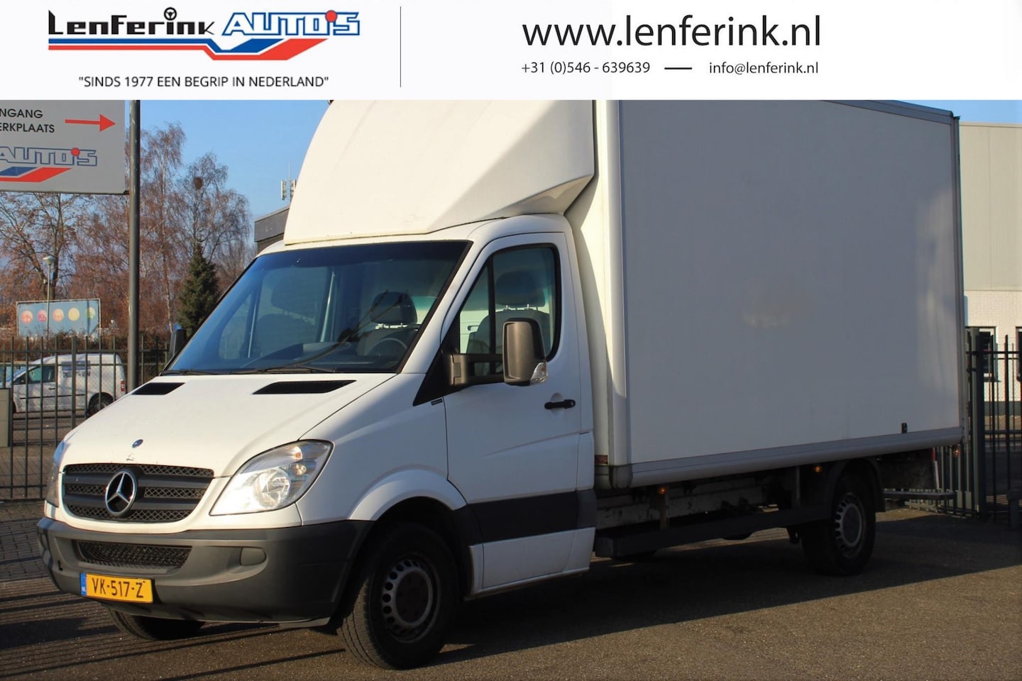 Mercedes-Benz Sprinter - 316 CDI 163 pk Bakwagen met Deuren Airco, Navi Dakspoiler LxBxH 425x208x225 cm - AutoWereld.nl