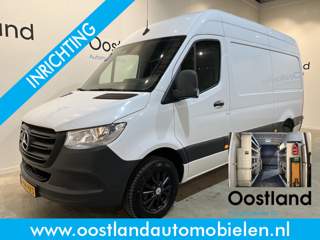 Mercedes-Benz Sprinter - 317 CDI L2H2 RWD / Euro 6 / Servicebus  / Bott inrichting / 220V / MBUX / Airco / Cruise / - AutoWereld.nl