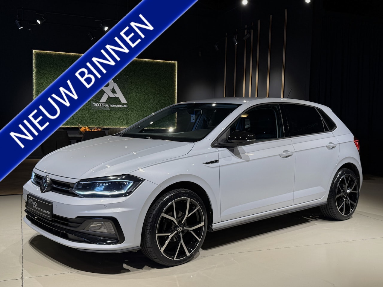 Volkswagen Polo - 1.0 TSI DSG R-Line Navi|LED|Cruis|PDC|Carplay WhiteSilver! - AutoWereld.nl