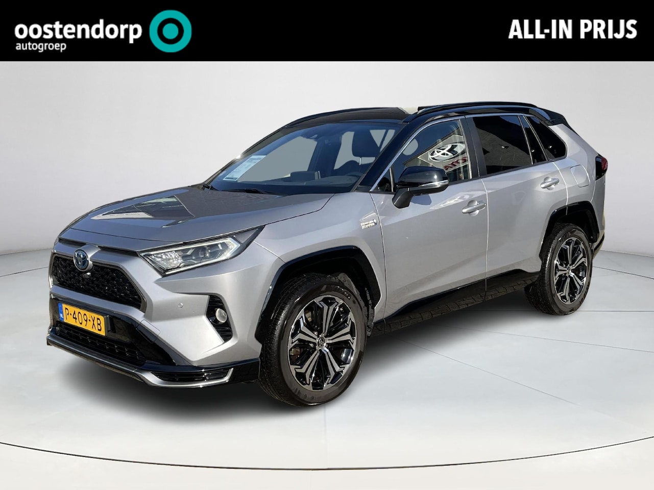 Toyota RAV4 - 2.5 Plug-in Hybrid AWD Bi-Tone Plus **TREKHAAK/ SCHUIF-/ KANTELDAK/ DODE HOEK DETECTIE** - AutoWereld.nl