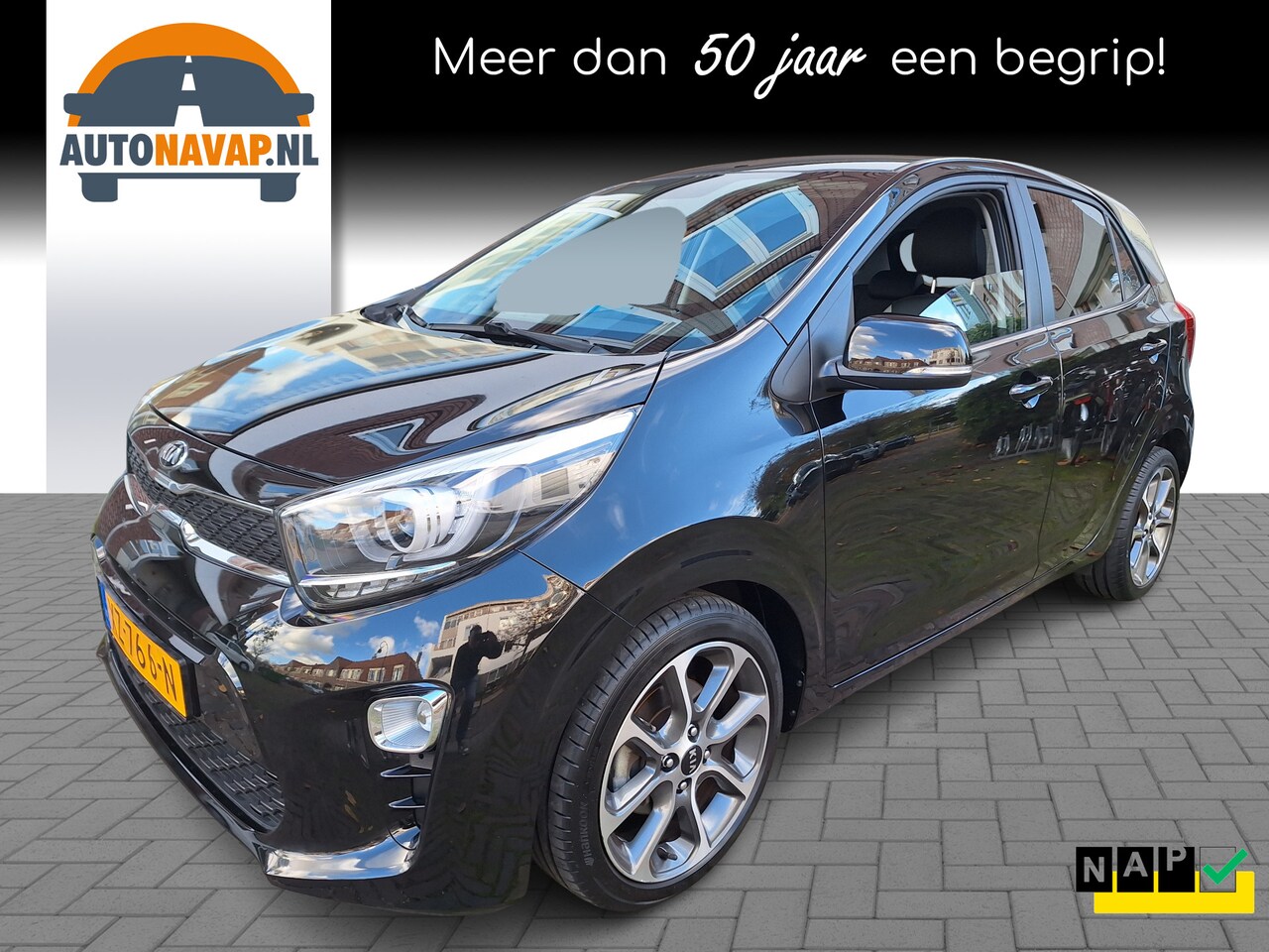 Kia Picanto - 1.0 CVVT Design Edition 5Drs /Navi/Camera/Clima/Cruise/Apple/Android/NAP/Garantie - AutoWereld.nl