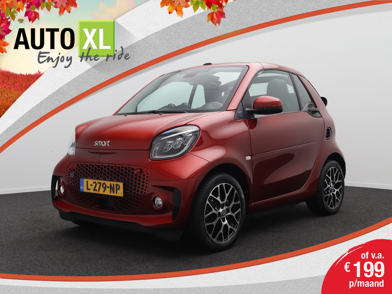 Smart Fortwo cabrio - EQ Comfort+ Camera Carplay Leder Stoelverwarming - AutoWereld.nl