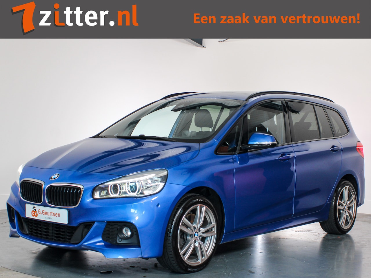 BMW 2-serie Gran Tourer - 220i M-Sport 7-Persoons, Automaat, ACC, Keyless, Alcantara, Navigatie, Head up, Trekhaak, - AutoWereld.nl