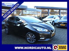 Nissan Micra - 0.9 IG-T N-CONNECTA / AIRCO - NAVIGATIE - A RIJ CAMERA PARKEERSENSOREN ACHTER - LM VELGEN