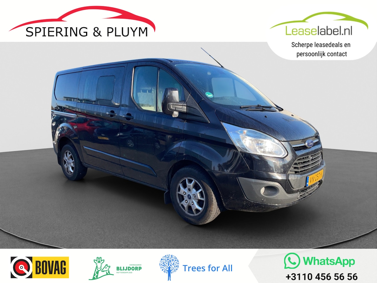 Ford Transit Custom - 290 2.2 TDCI L1H1 Limited Dubbel cabine - AutoWereld.nl