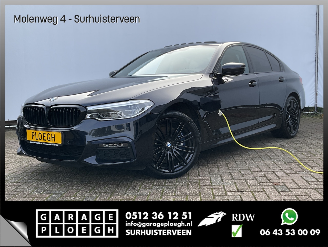 BMW 5-serie - 530e M-Sport PHEV Pano.dak Harman-Kardon Leder Elek.Klep Vol Opties! - AutoWereld.nl