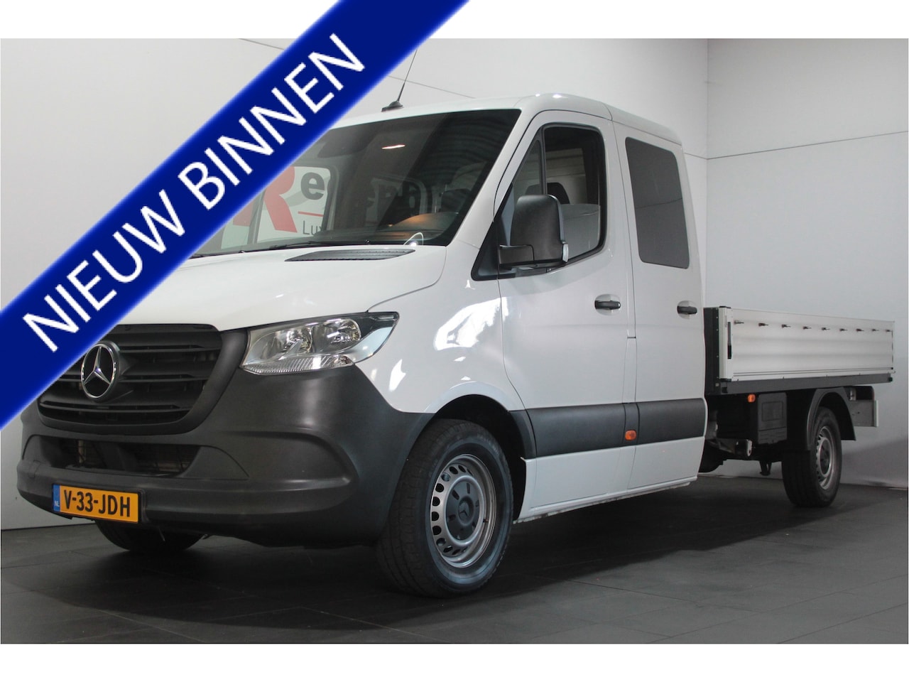 Mercedes-Benz Sprinter - 317 1.9 CDI L3 RWD DC - 7 pers. - 3500 KG - Open bak - Navi / BT / Trekhaak - AutoWereld.nl