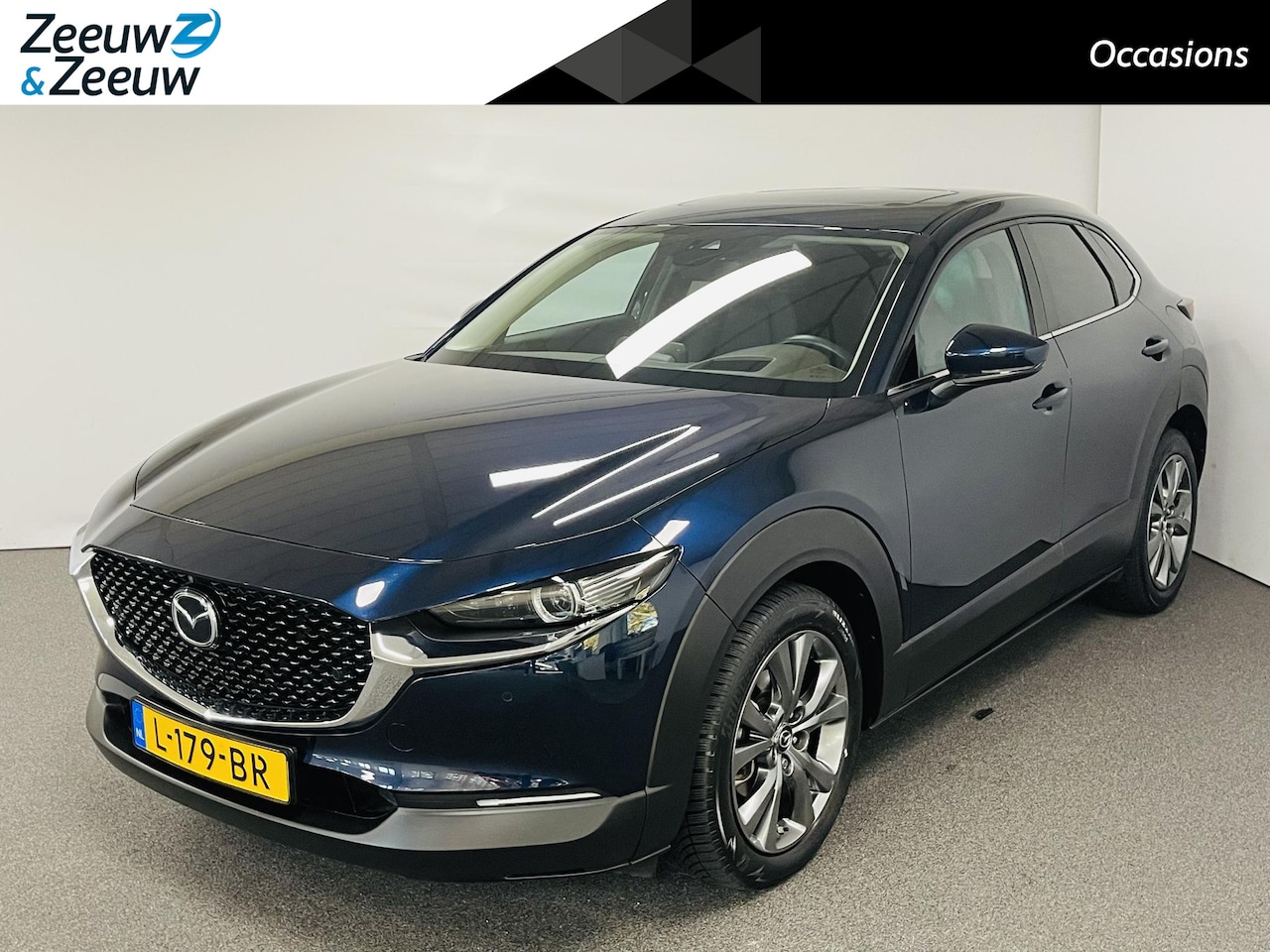 Mazda CX-30 - 2.0 e-SkyActiv-X M Hybrid Luxury AUTOMAAT  Airco camera parkeersensoren schuifkanteldak ad - AutoWereld.nl