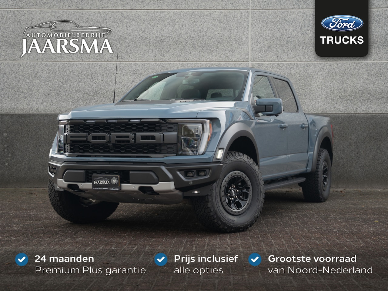 Ford F-150 Raptor - 3.5L V6 Ecoboost CrewCab | INCL. LPG en Cover| Panoramadak| Adaptive Cruise Control| Draad - AutoWereld.nl