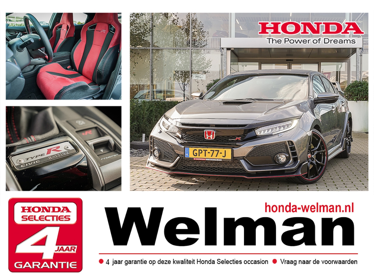 Honda Civic - 2.0i V-TEC TYPE-R GT - TURBO - 320 PK - SPORTUITLAAT - NIEUWSTAAT!!! - AutoWereld.nl