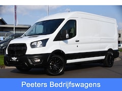 Ford Transit - 350 2.0 TDCI L3H2 Black & White Edition Cruise, Carplay, Stoelverwarming, NAVI, 130PK, Mul