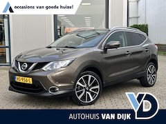 Nissan Qashqai - 1.6 163pk Tekna | Trekhaak/Leder/Navi/19"/Pano-Dak