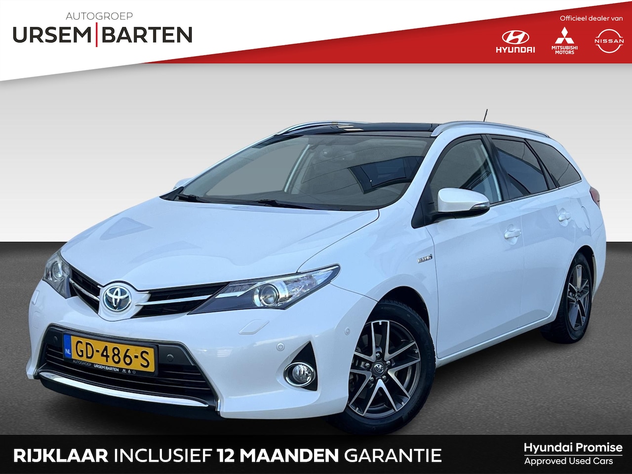 Toyota Auris Touring Sports - 1.8 Hybrid Lease | navigatie | panoramadak | trekhaak - AutoWereld.nl