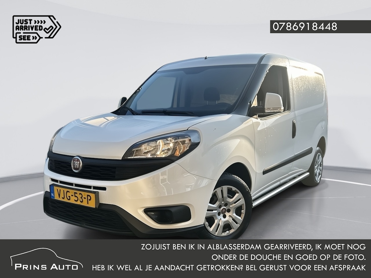 Fiat Doblò Cargo - 1.3 MJ L1H1 SX |TREKHAAK|BETIMMEING|AIRCO|BLUETOOTH| - AutoWereld.nl