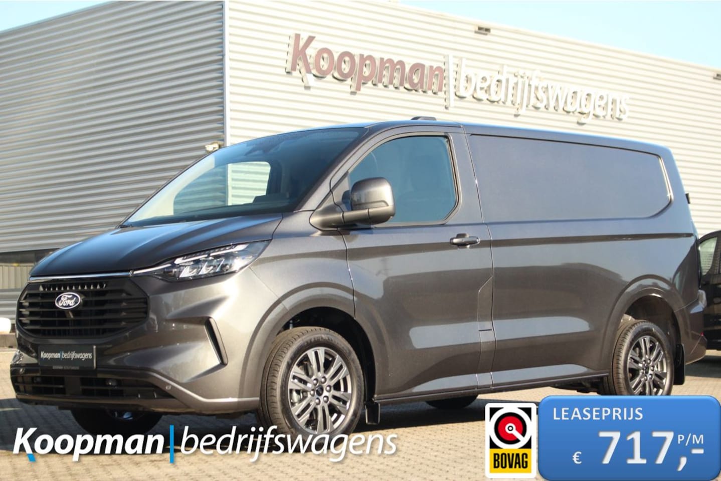 Ford Transit Custom - 280 2.0TDCI 136pk L1H1 Limited | Automaat | Adapt. cruise | LED | Sync 4 13" | Keyless | C - AutoWereld.nl