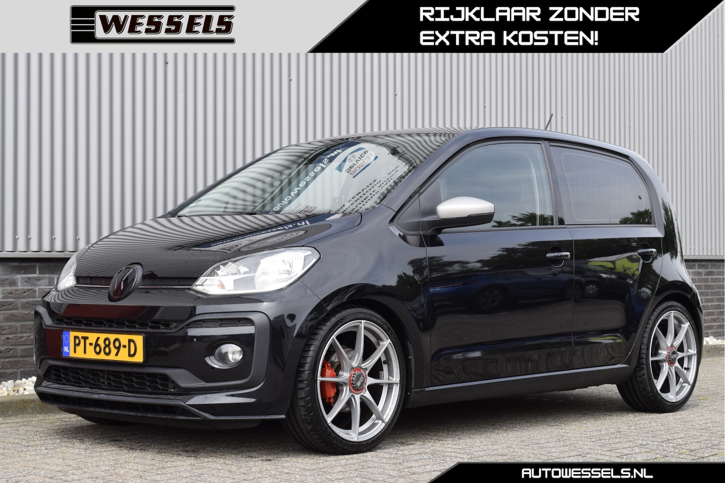 Volkswagen Up! - 1.0 TSI BMT high up! Uniek!! 90PK Showcar, Milltek, OZ wheels, Cruise, PDC - AutoWereld.nl