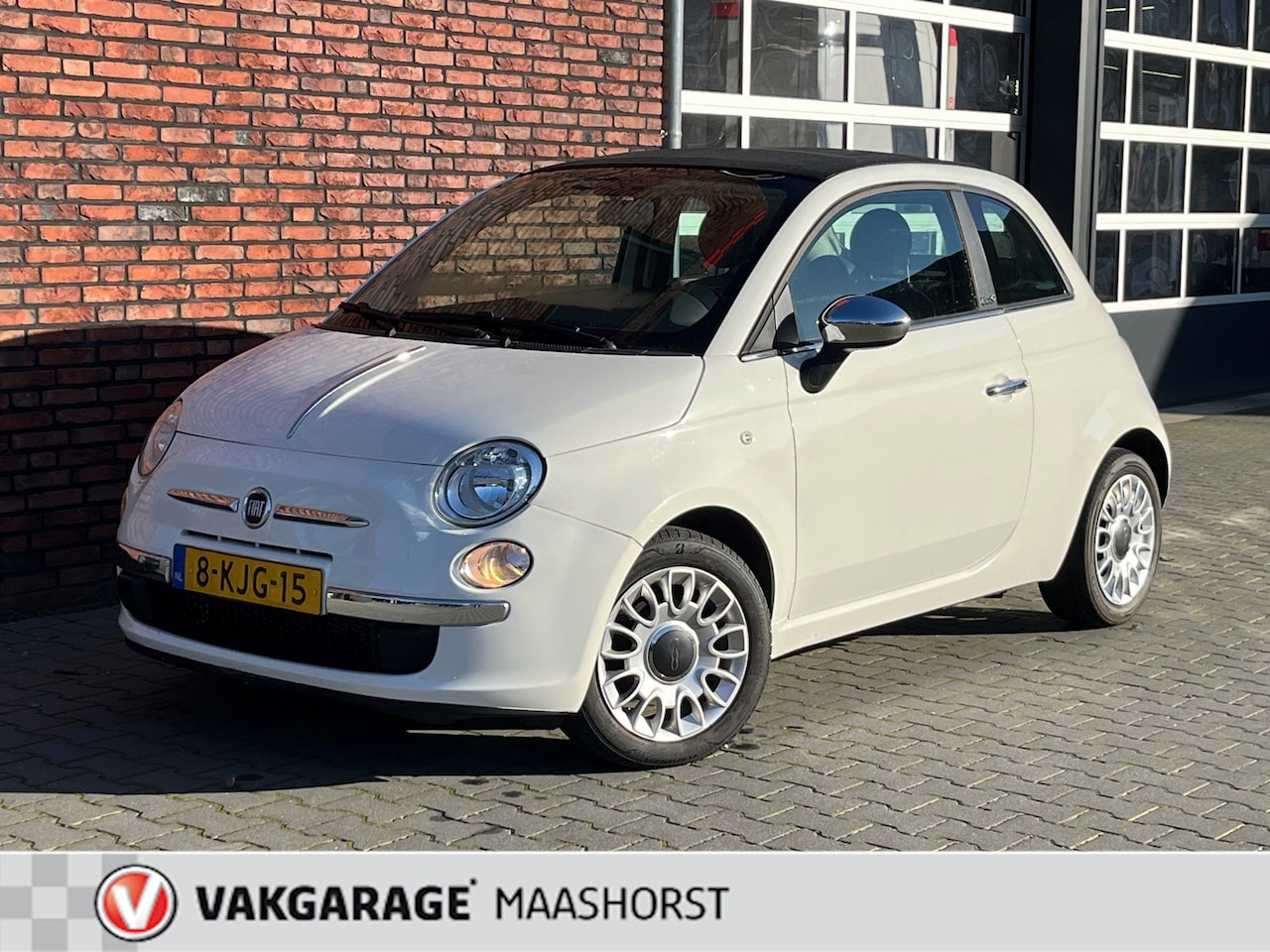 Fiat 500 C - 0.9 TwinAir Pop Airco Cabrio dak niet geheel functioneel - AutoWereld.nl