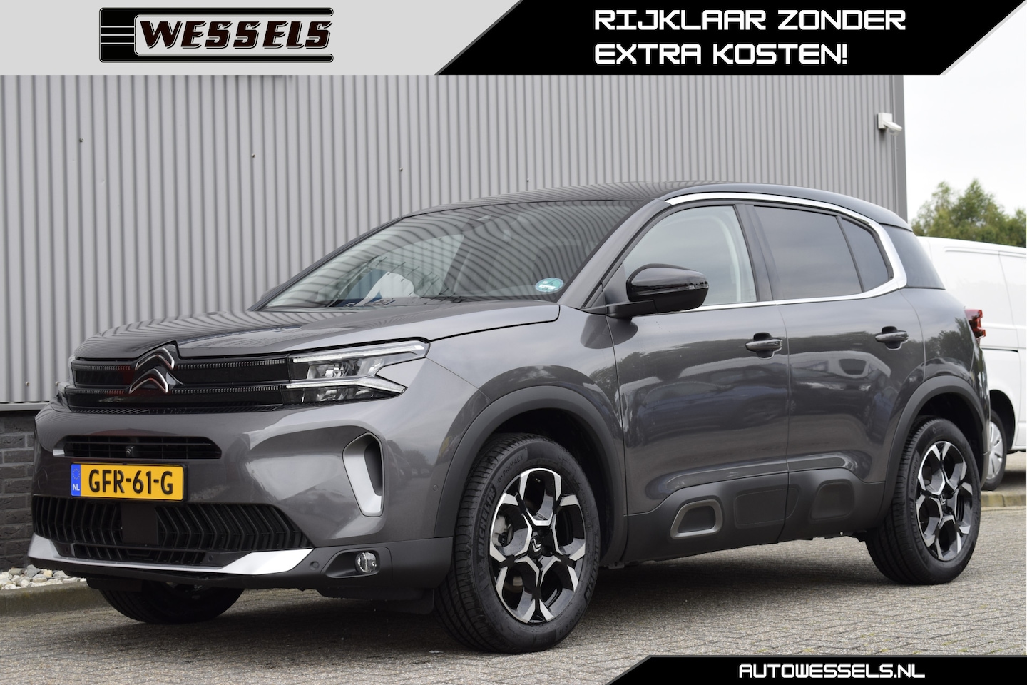 Citroën C5 Aircross - 1.2 Hybrid Plus Elek. achterklep, Half leder, Carplay, 360* camera, - AutoWereld.nl