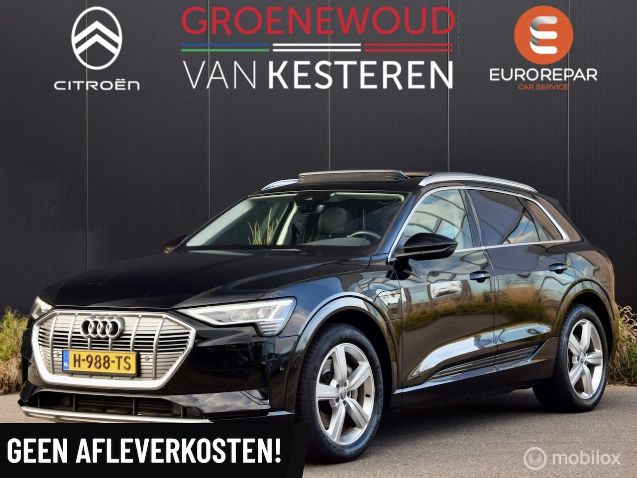 Audi e-tron - 50 quattro Launch edition Black 71 kWh I Panodak - AutoWereld.nl