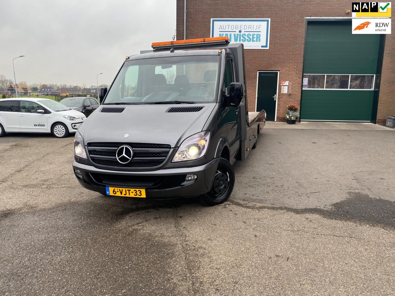 Mercedes-Benz Sprinter - Oprijwagen 519 3.0 CDI L3 / 190pk / Leder / automaat - AutoWereld.nl