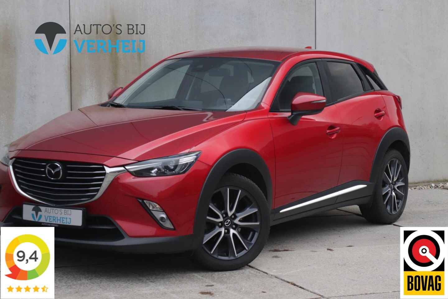 Mazda CX-3 - 2.0 SkyActiv-G 120 GT-M / NAVI / CAMERA / 18" LMV / HALF LEDER - AutoWereld.nl