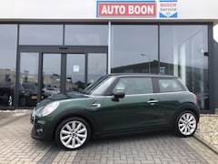 MINI Cooper - 1.5 136PK LEER/VELOURS - NAVI/BT - LMV - ECC AIRCO - BRITISH RACING GREEN - NL AUTO - KM=N