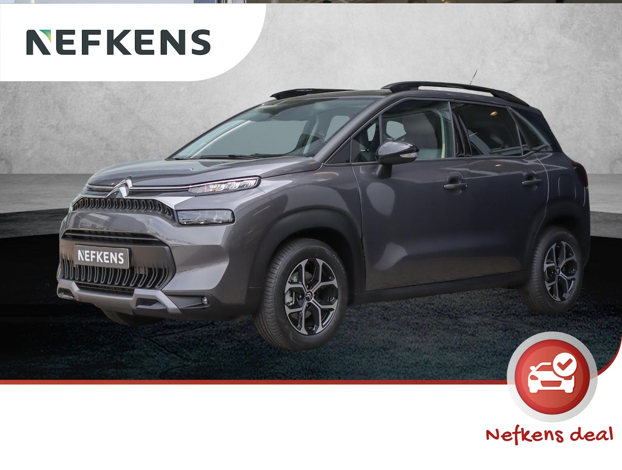 Citroën C3 Aircross - 110pk P.T. Plus (NIEUW!!/Halfleer/Camera/Climate/AppleCarPlay/LMV/PDC/Direct rijden!!) - AutoWereld.nl