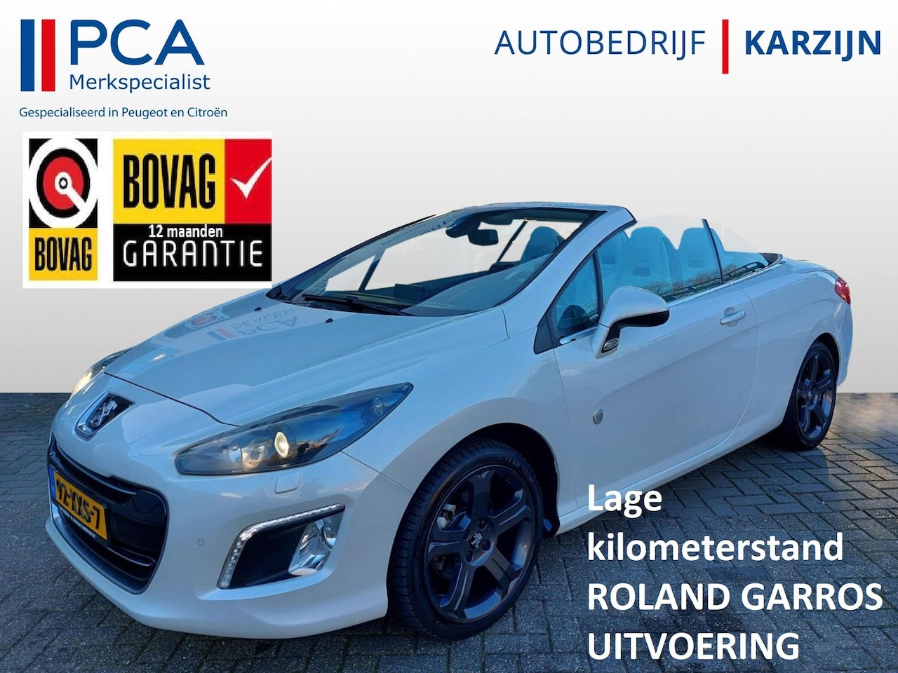 Peugeot 308 CC - 1.6 THP Roland Garros 1.6 THP Roland Garros - AutoWereld.nl