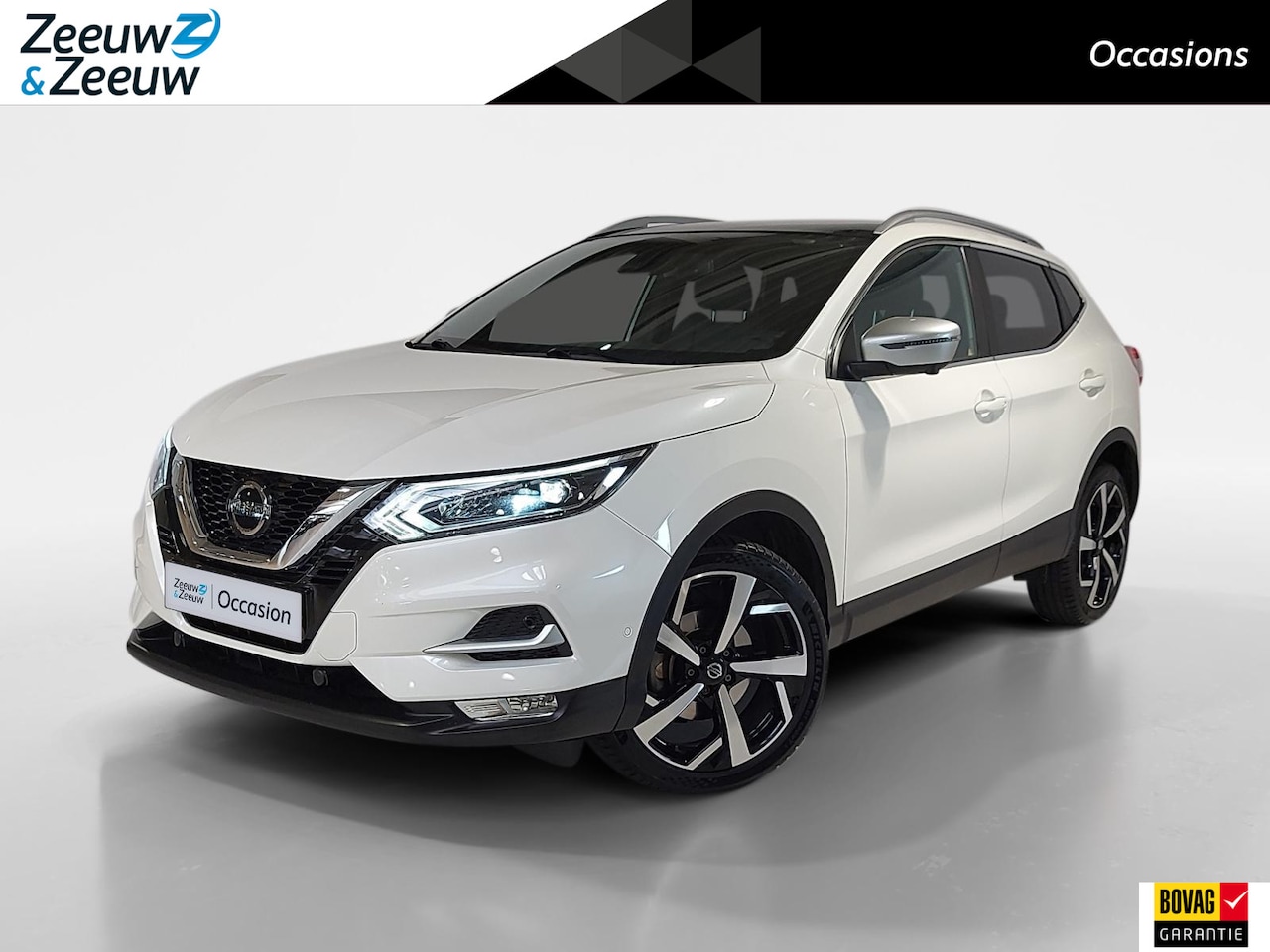 Nissan Qashqai - 1.3 DIG-T Tekna + | Panorama dak | 360-Camera | Parkeersensoren | Dodehoek detectie | Elek - AutoWereld.nl