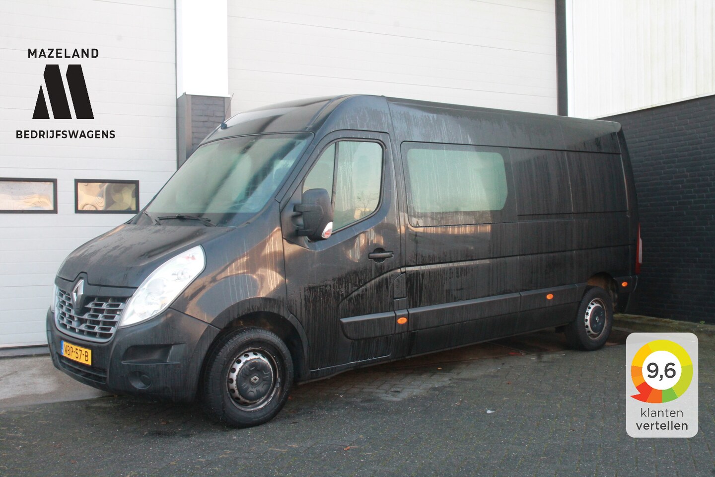 Renault Master - 2.3 dCi 145PK L3H2 Dubbele Cabine EURO 6 - Airco - Navi - Cruise - Camera - € 19.900,- Exc - AutoWereld.nl