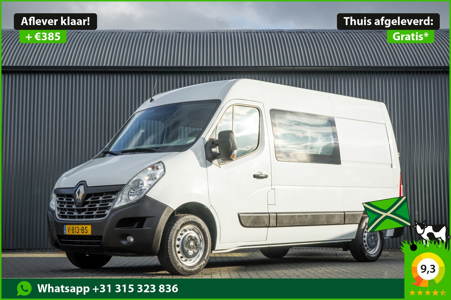 Renault Master - **2.3 dCi L2H2 | Airco | Cruise | Navigatie | R-Link | DC | 5-Persoons** - AutoWereld.nl