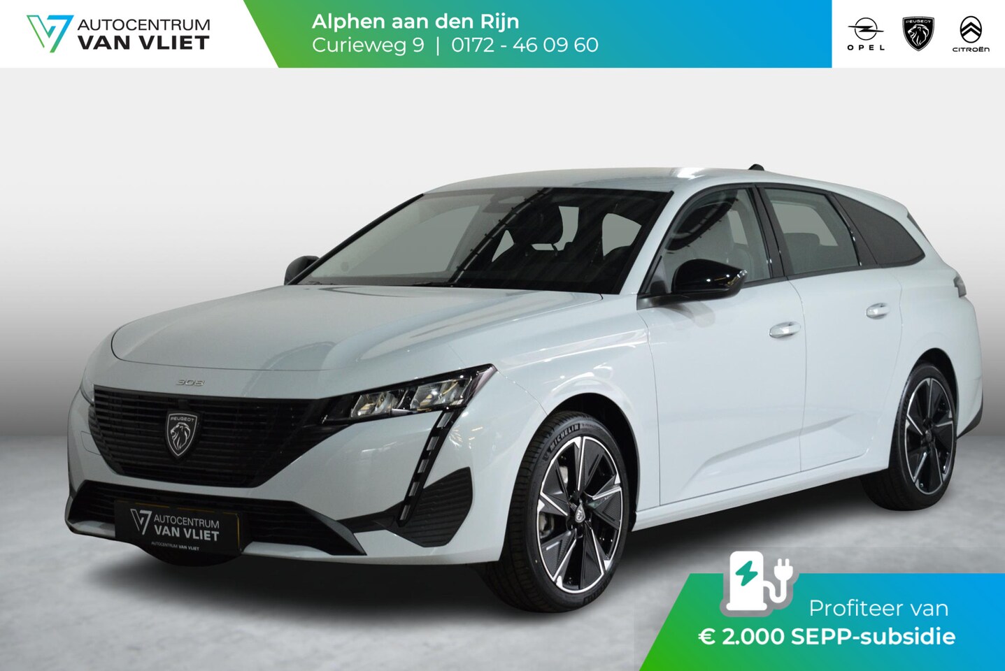 Peugeot e-308 SW - Style EV 54 kWh | CARPLAY | SENSOREN | CRUISE CONTROL | E.C.C. - AutoWereld.nl