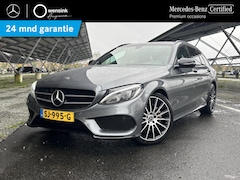 Mercedes-Benz C-klasse Estate - 180 Premium | AMG | Panoramadak | Night | Burmester | Parkeercamera | Sfeerverlichting |