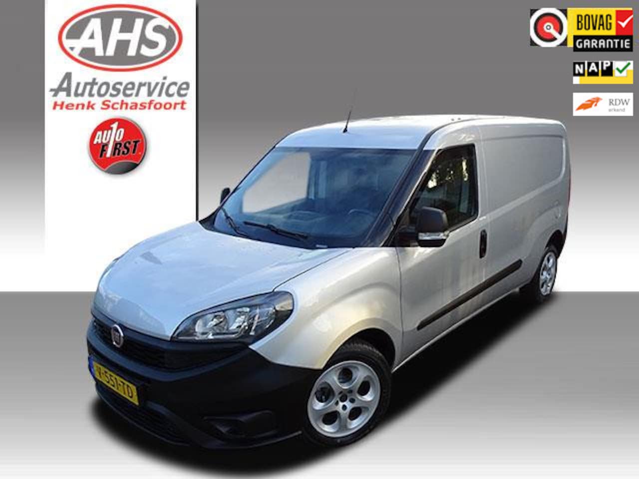 Fiat Doblò Cargo - 1.6 MJ L2H1 Maxi 1.6 MJ L2H1 Maxi, 3 persoons luxe uitvoering, lange wielbasis! - AutoWereld.nl