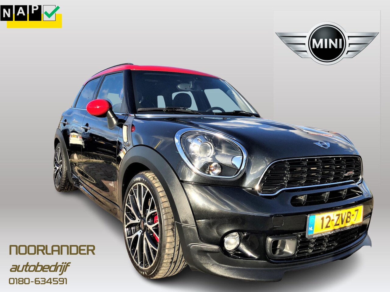 MINI Countryman - John Cooper Works 1.6 John Cooper Works ALL4 Chili Panoramadak - AutoWereld.nl