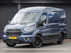 Ford Transit - L2H2 | 165Pk A8 Aut. | Raptor Edition | 2x Schuifdeur | Nieuw Model | Chrome Blue