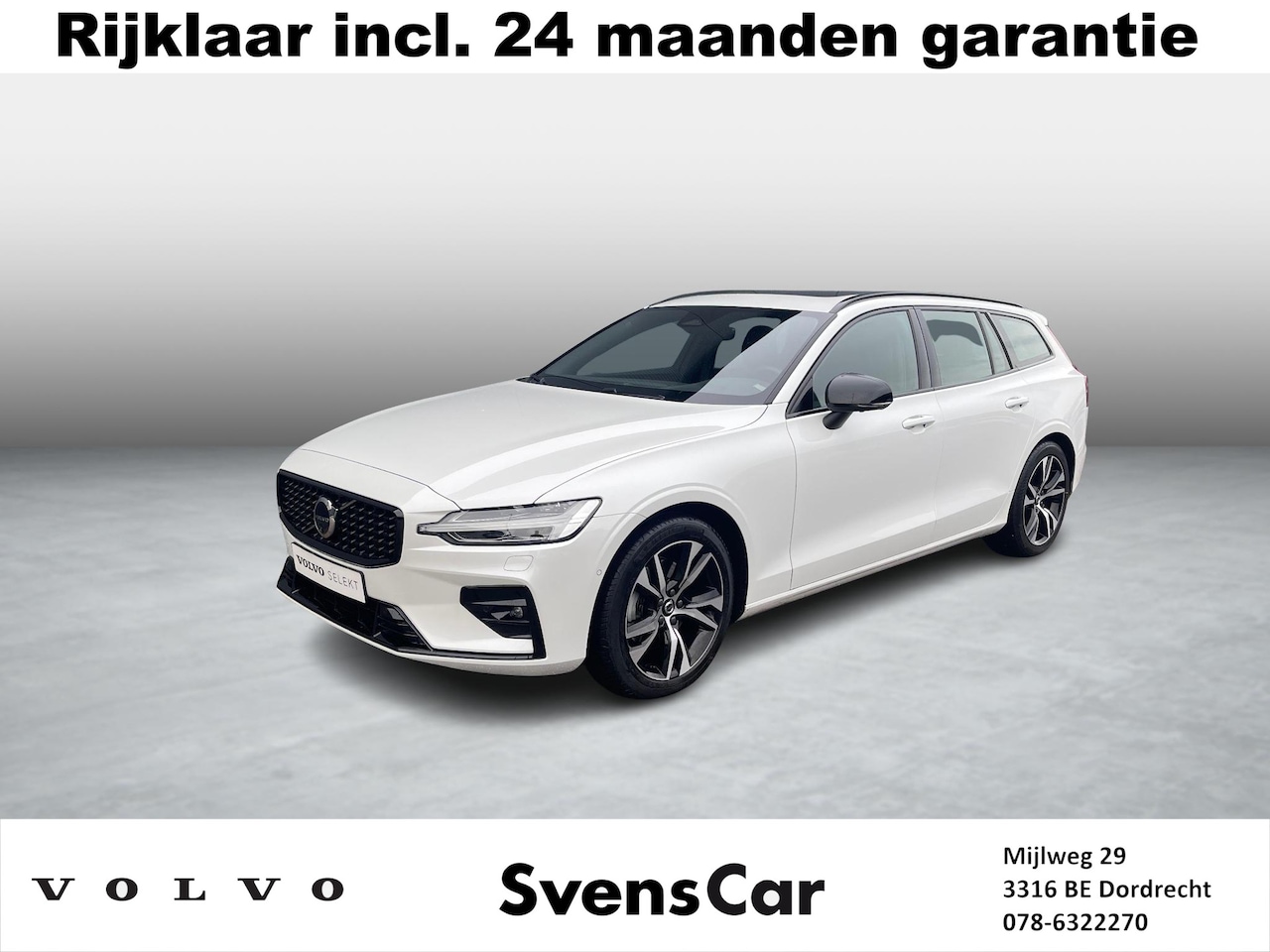 Volvo V60 - 2.0 B3 Plus Dark Panoramadak | Harman/Kardon | Sportstoelen | Trekhaak - AutoWereld.nl