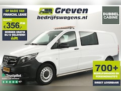 Mercedes-Benz Vito - 114 CDI Extra Lang Dubbele Cabine Automaat Airco Camera 6 Pers Cruise PDC Navi Sidebars Zw