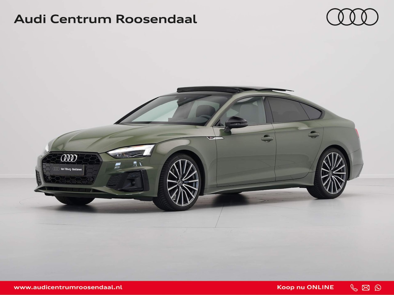 Audi A5 Sportback - 35 TFSI S-Line edition Competition Panorama Camera Navigatie Clima - AutoWereld.nl