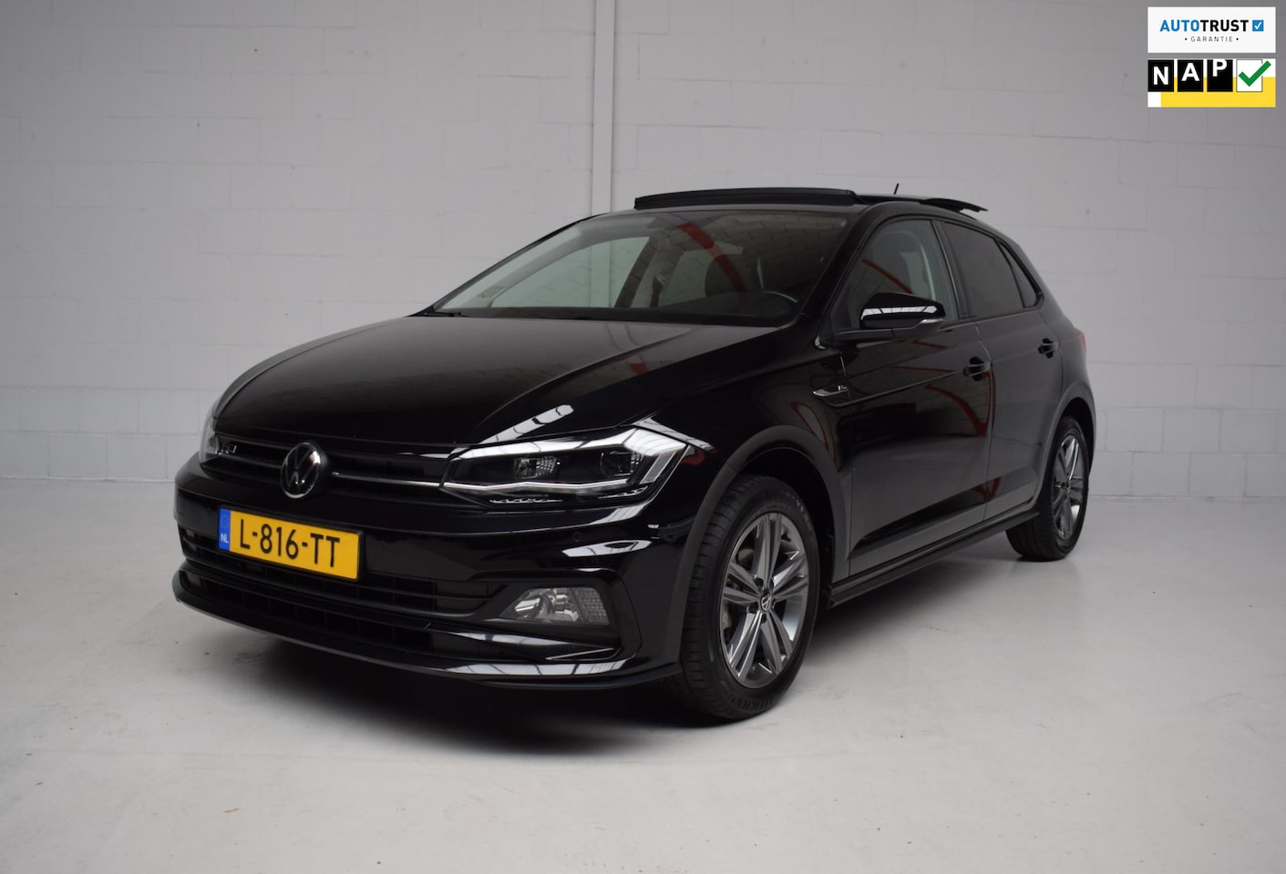 Volkswagen Polo - 1.0 TSI R-LINE ORG.NED / PANORAMADAK / VIRTUAL / BEATS / NAP / PARKEERSENSOREN / ADAPT.LED - AutoWereld.nl