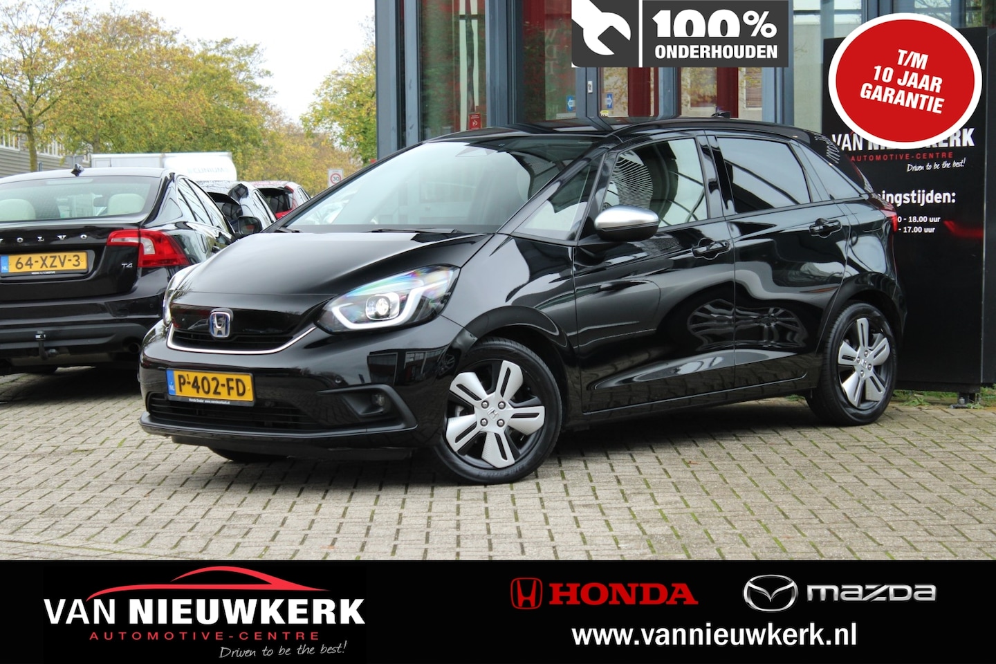 Honda Jazz - 1.5 109pk Hybrid Automaat Executive Stuurverwarming Parkeercamera Navigatie - AutoWereld.nl